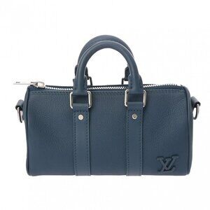LOUIS VUITTON Aerogram Keepall XS blue M81003 hand bag 800000134766000